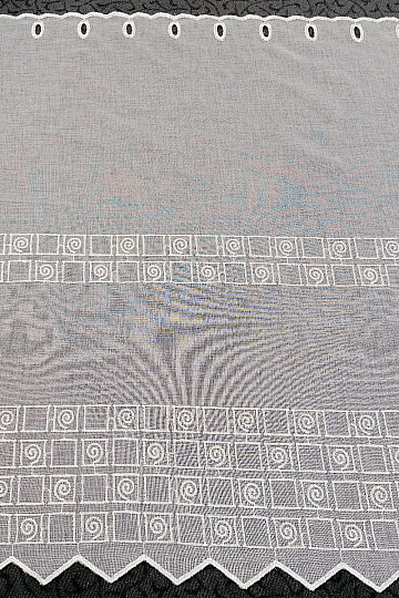 Vitražna zavesa - vezena W/6259