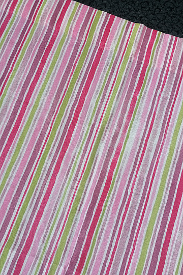 Okrasna zavesa Stripes roza 130x248 cm