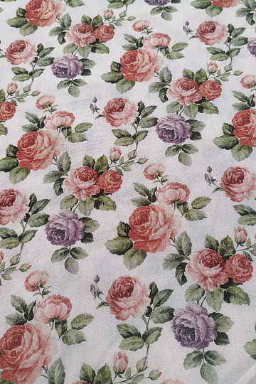 Bombažna tkanina CEREZA ROSES