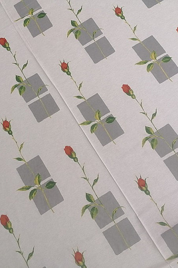 Okrasna zavesa Rose 1 -140x260 cm