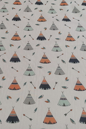 Teepee bombažna tkanina