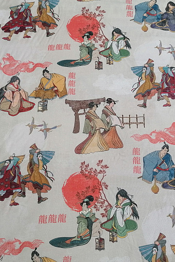 Dekorativna tkanina JAPAN CREAM
