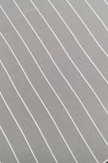 Bela voile zavesa s črtami 265 cm