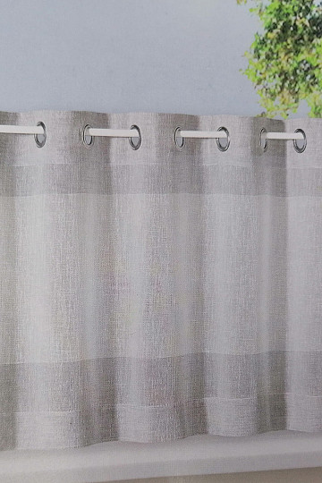 Končana zavesa GERSTER krem siva 50x140 cm