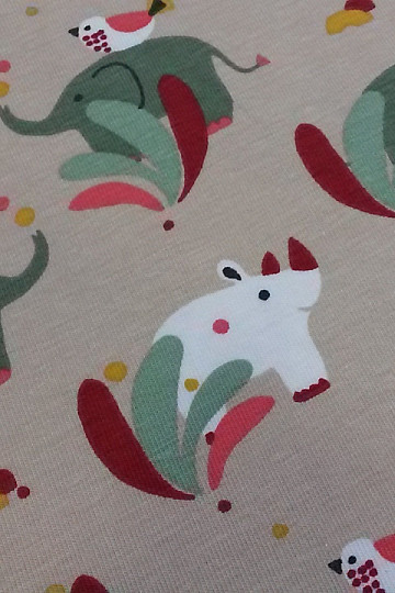 Bombažna pletenina RHINOCEROS