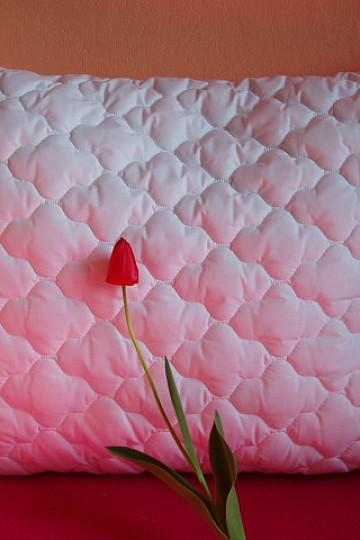 Prešita blazina - kroglice - 70x90 cm z zadrgo