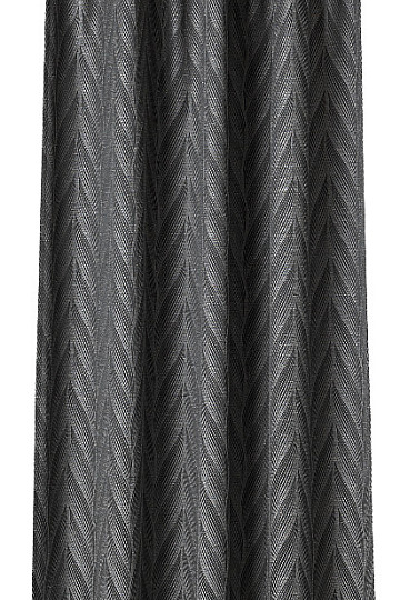 Dekorativna zavesa PAJA črno-siva 146x245