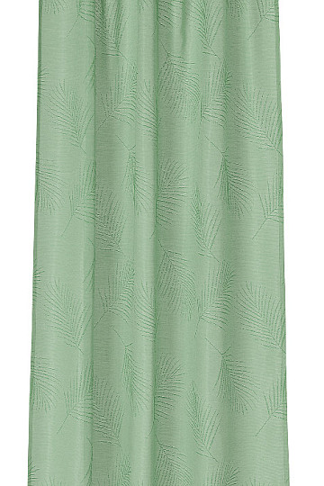 Okrasna zavesa PALOMA zelena 146x245