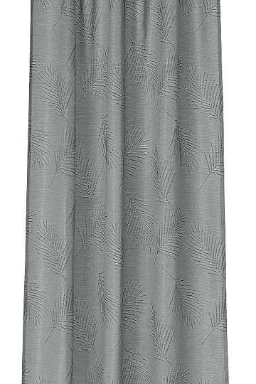 Dekorativna zavesa PALOMA temna siva 146x245