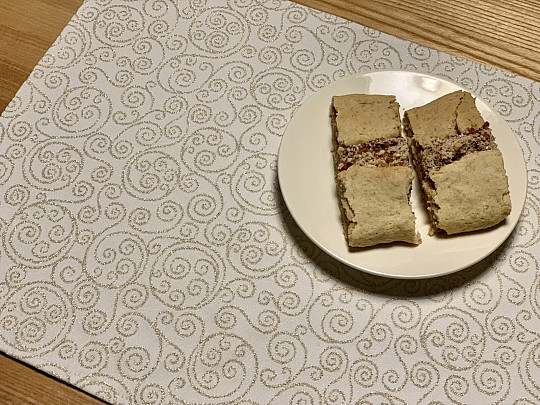 Božični prti in šali Ornament zlat