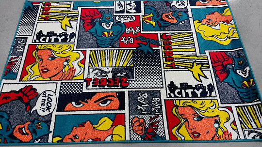 Dizajn preproga KOMIKS