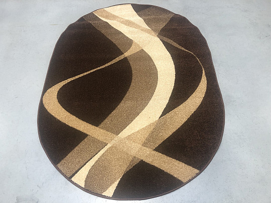 Preproga ovalna BROWN rjava