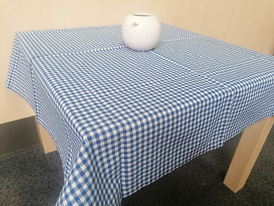 Namizni prt IBIZA moder 85x85 cm