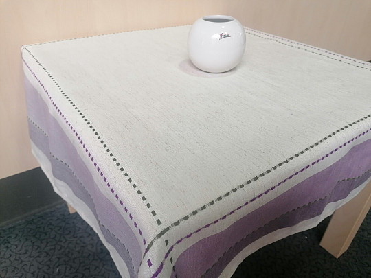 Prti in šali vijolično zeleni z zelenimi šivi