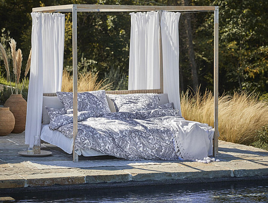 IRISETTE luksuzna satenasta posteljnina FLORENZ 8447-20 BLAU