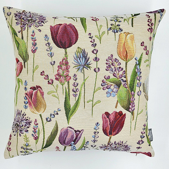 Tapiserija prevleka za blazino TULIP SPRING
