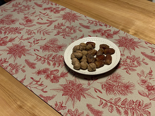 Božični šal CESMÍNA BORDEAUX