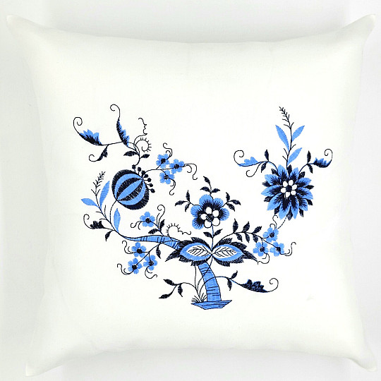 Prevleka za blazino ONION BLUE-WHITE