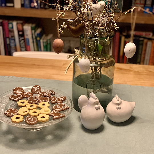 Laneni prt VERONA sivo-zelen