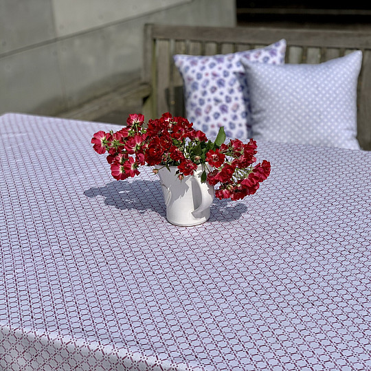 Prt in šal MONTANA OLD PINK MREŽA