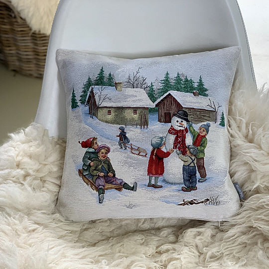 Ovitek za božični gobelin ZIMSKO POPOLDNE