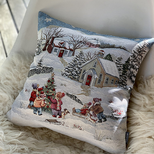 Ovitek za božični gobelin JOY OF CHRISTMAS