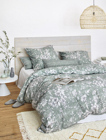 IRISETTE luksuzna flanelasta posteljnina ZOBEL 8558-30 mentol