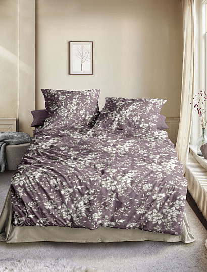 IRISETTE luksuzna posteljnina iz flanele ZOBEL 8558-70 bordo