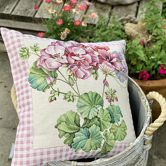 Prevleka za blazino PELARGONIE