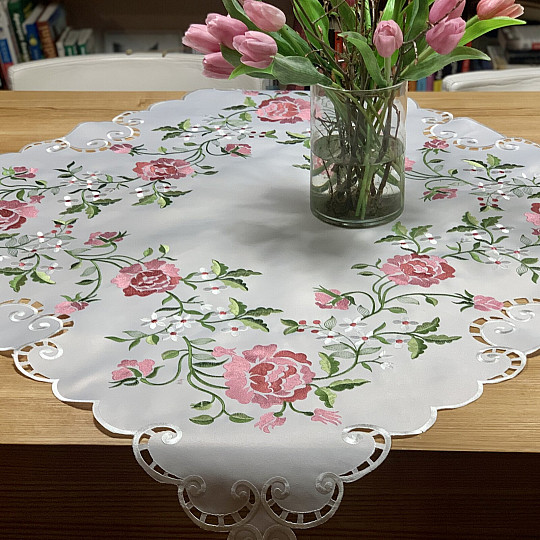 Vezen prt in šal ROSE