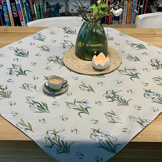 Tapiserija prt in šal SNEŽKI