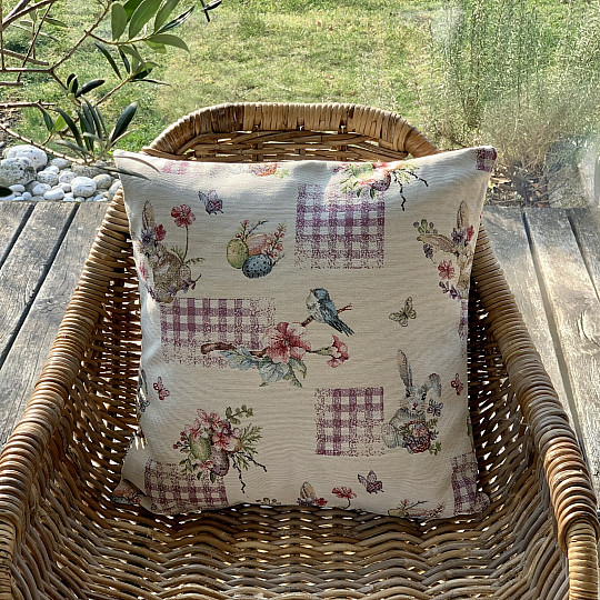 Prevleka za velikonočni gobelin BUNNY LILA