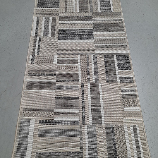 Zunanja preproga Prisma noter-ven rjavo-siva