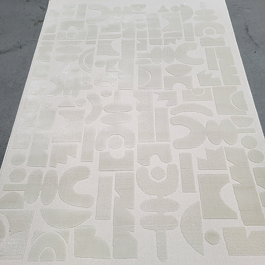 Kos preproge BOHO geometrija svetloba