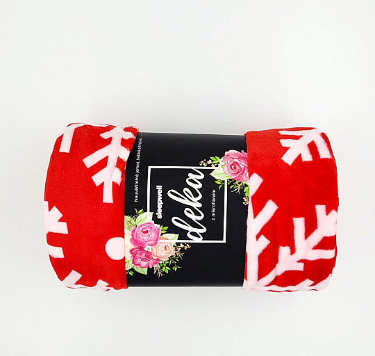 Odeja MF FLAKE RED