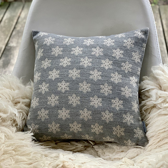 Luksuzna dekorativna prevleka FLAKES GREY A