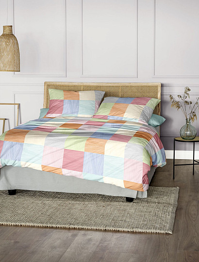 Luksuzna flanelasta posteljnina IRISETTE KOALA 8506-90 MULTI KARO