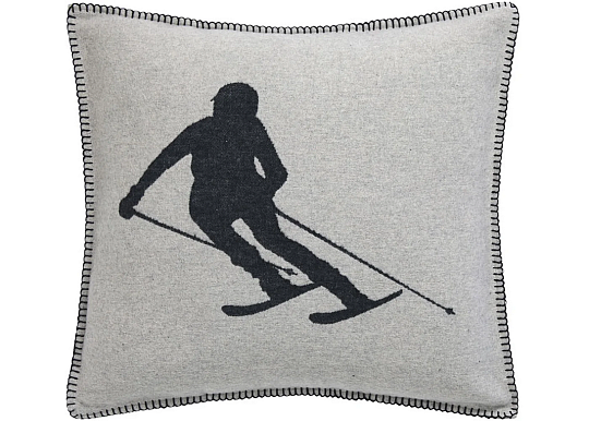 Dekorativni pokrov DF LUCA SKIER GREY