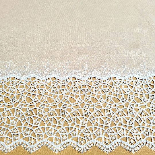 Luksuzna zavesa GERSTER 11592 BELA