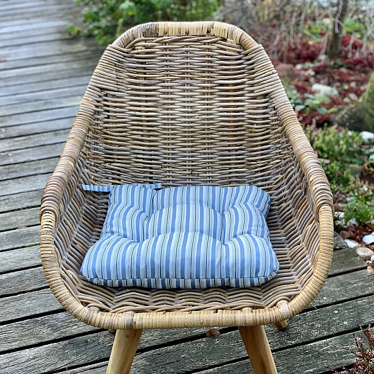 SEDEŽNA PREVLEKA TOSCANA VEČ ČRTNA MODRA