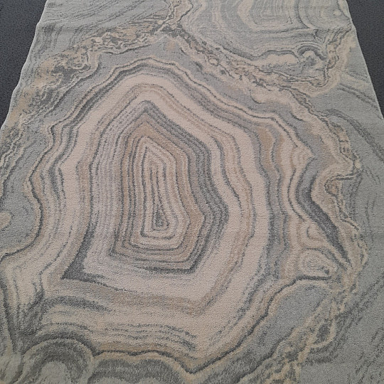 Luksuzna volnena preproga ISFAHAN Efez siva