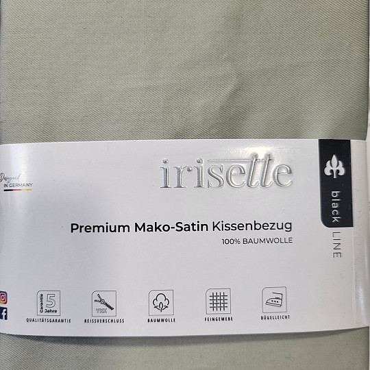 Satenasta prevleka za vzglavnik - žajbelj 32