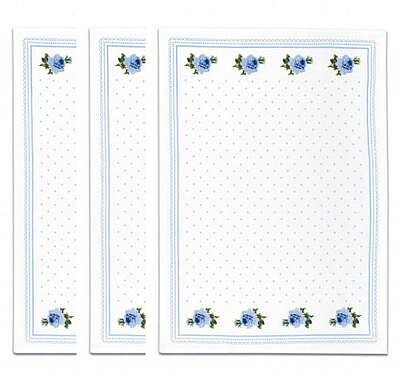 BABIČINE brisače Modre vrtnice