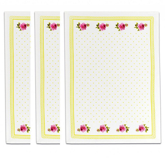 BABIČINE brisače Vrtnice Zelene