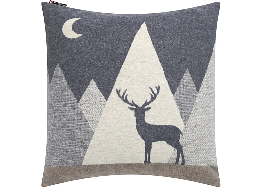 Dekorativni pokrov DF JELEN SILVRETTA siv