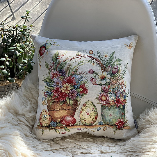 Velikonočni okrasni pokrov VELIKONOČNA POLICA