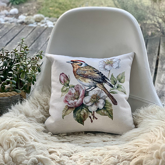 Tapiserijska prevleka za vzglavnik LIŠČEK NA JABLANI