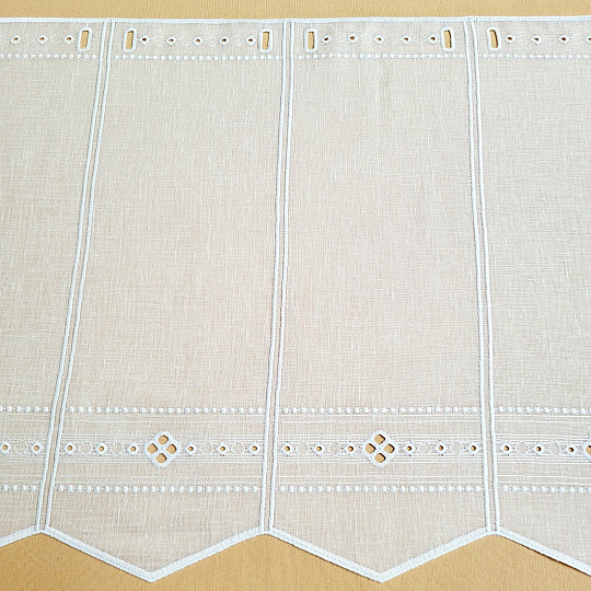 Zavesa za vitraž GERSTER 11884 bela