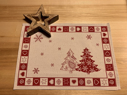 Postavitev mize Božično DREVO