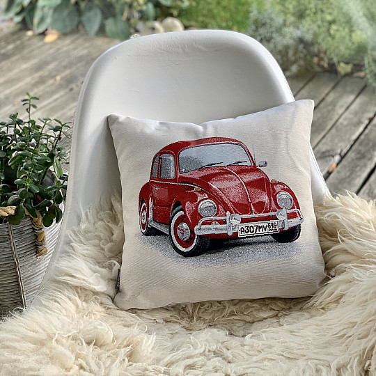Prevleka za blazino VW BEETLE RDEČA